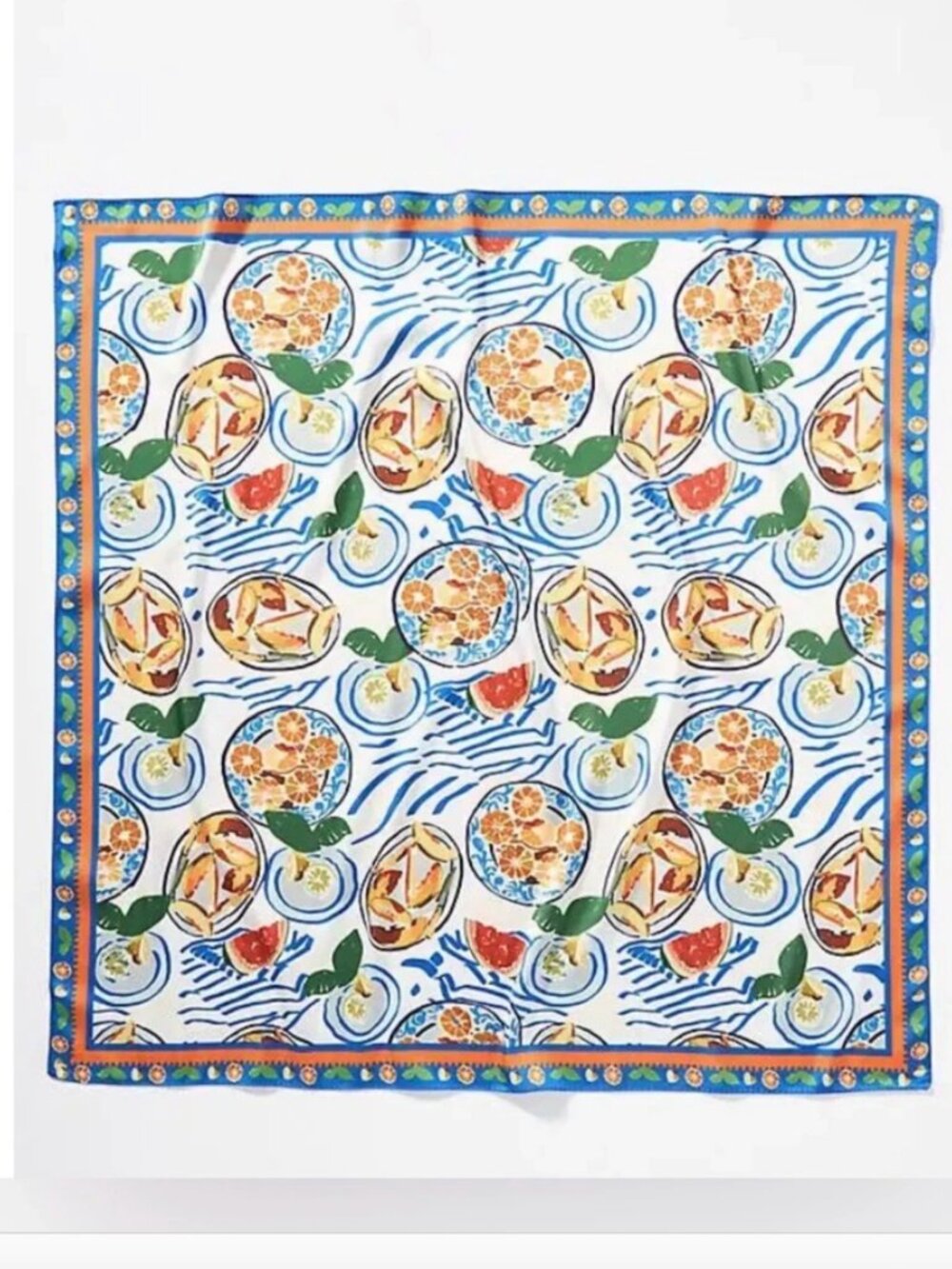Anthropologie Bright Icon Hair Scarves, Set of 2. NWT. - Picture 2 of 6